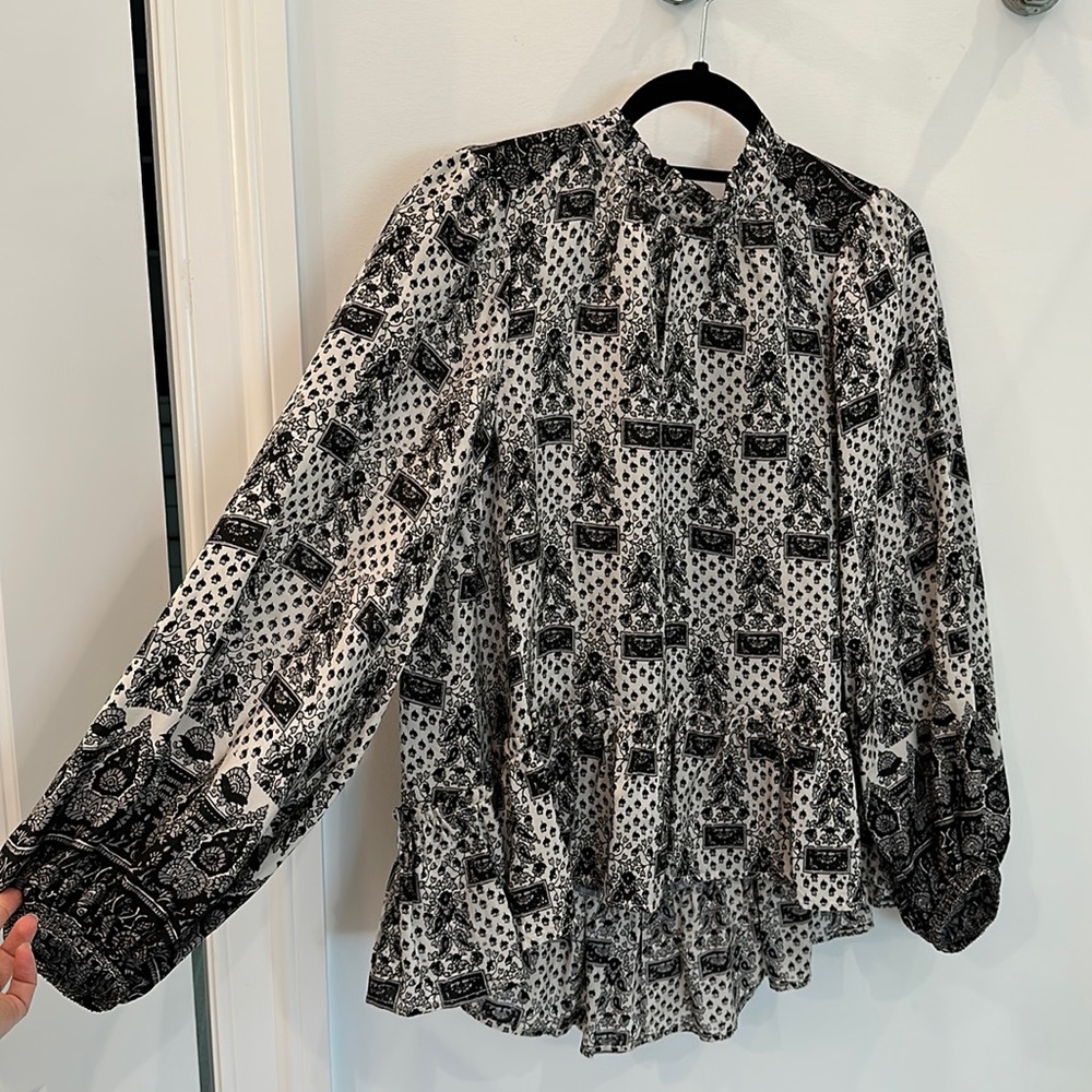Anthropologie paisley top